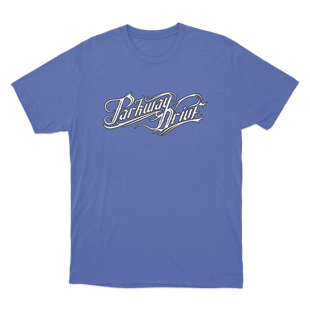 Parkway Drive Logo Unisex T Shirt Blue Parkway Drive Logo Unisex T Shirt Blue