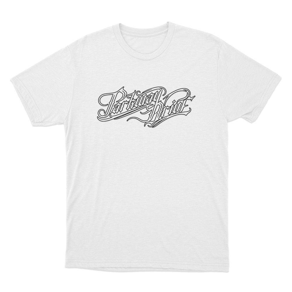 Parkway Drive Logo Unisex T Shirt White Parkway Drive Logo Unisex T Shirt White