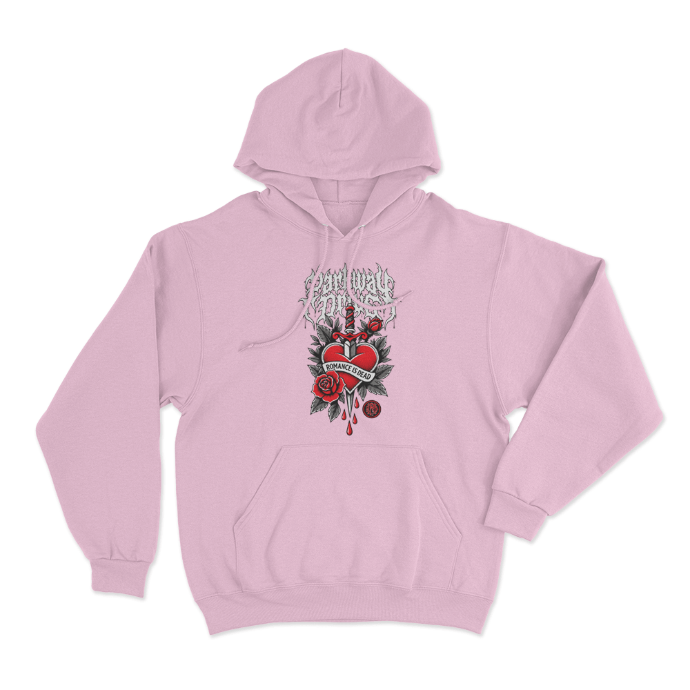 Romance Is Dead Unisex Hoodie Pink Romance Is Dead Unisex Hoodie Pink