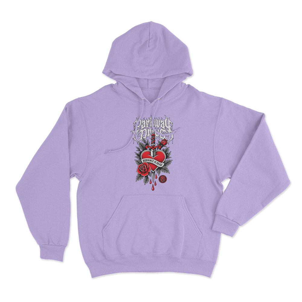 Romance Is Dead Unisex Hoodie Purple Romance Is Dead Unisex Hoodie Purple