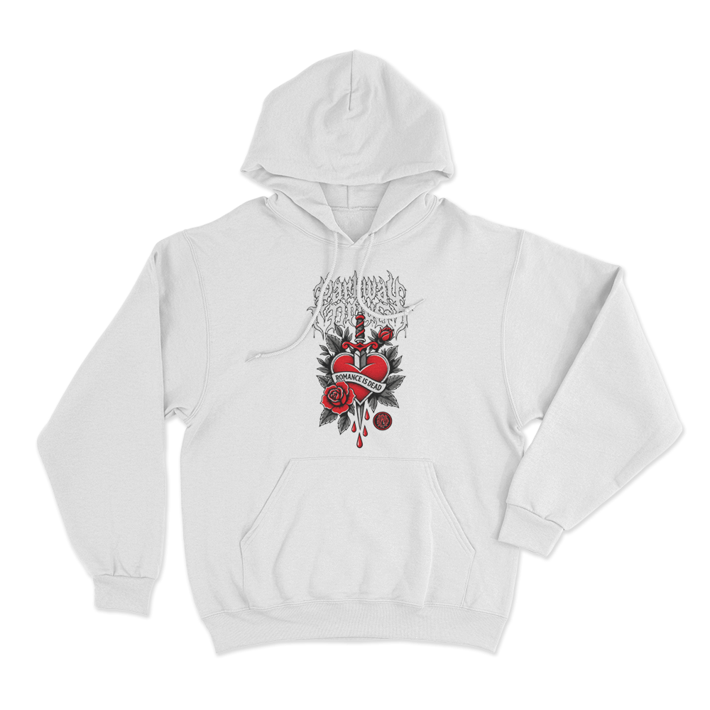 Romance Is Dead Unisex Hoodie White Romance Is Dead Unisex Hoodie White