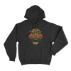 Rose Flame Unisex Hoodie Black